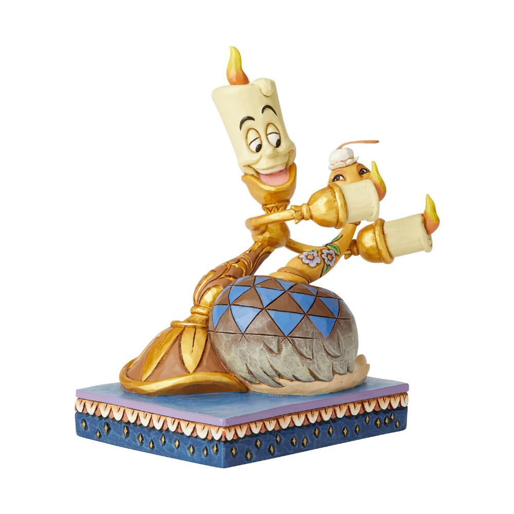 Disney Traditions, Lumiere, Feather Duster, Jim Shore, Figurine, Beauty